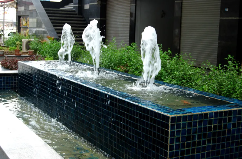 fountain installation structure