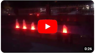 musical fountain installation