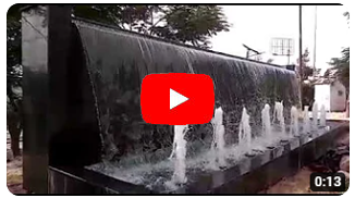luxury fountain installation