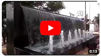 luxury fountain installation